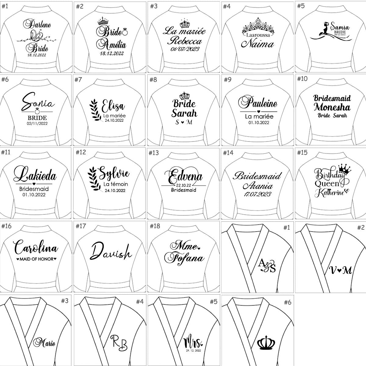 Set Pigiama Seta Finta Personalizzato con Nome per Matrimonio: Comfort e Stile - Bridetobe.it