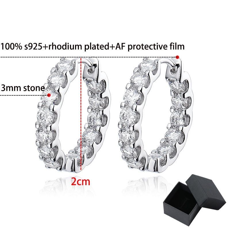 Orecchini a cerchio in argento sterling 925, piccoli orecchini a cerchio in argento sterling 925 per uomo, anelli in argento sterling per donna, regalo per uomo e donna - Italia Orecchini a cerchio in argento sterling 925, piccoli orecchini a cerchio in argento sterling 925 per uomo, anelli in argento sterling per donna, regalo per uomo e donna - Italia