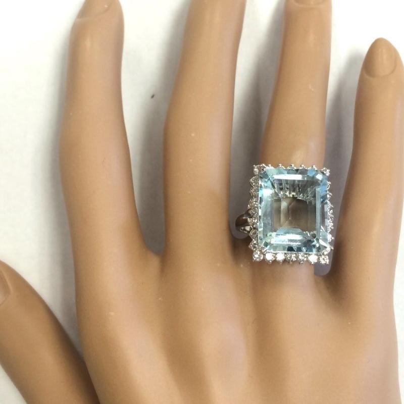 Anello di Fidanzamento in Oro Placcato 14k con Cristallo di Zaffiro e Zirconia a Forma di Diamante - Bridetobe.it