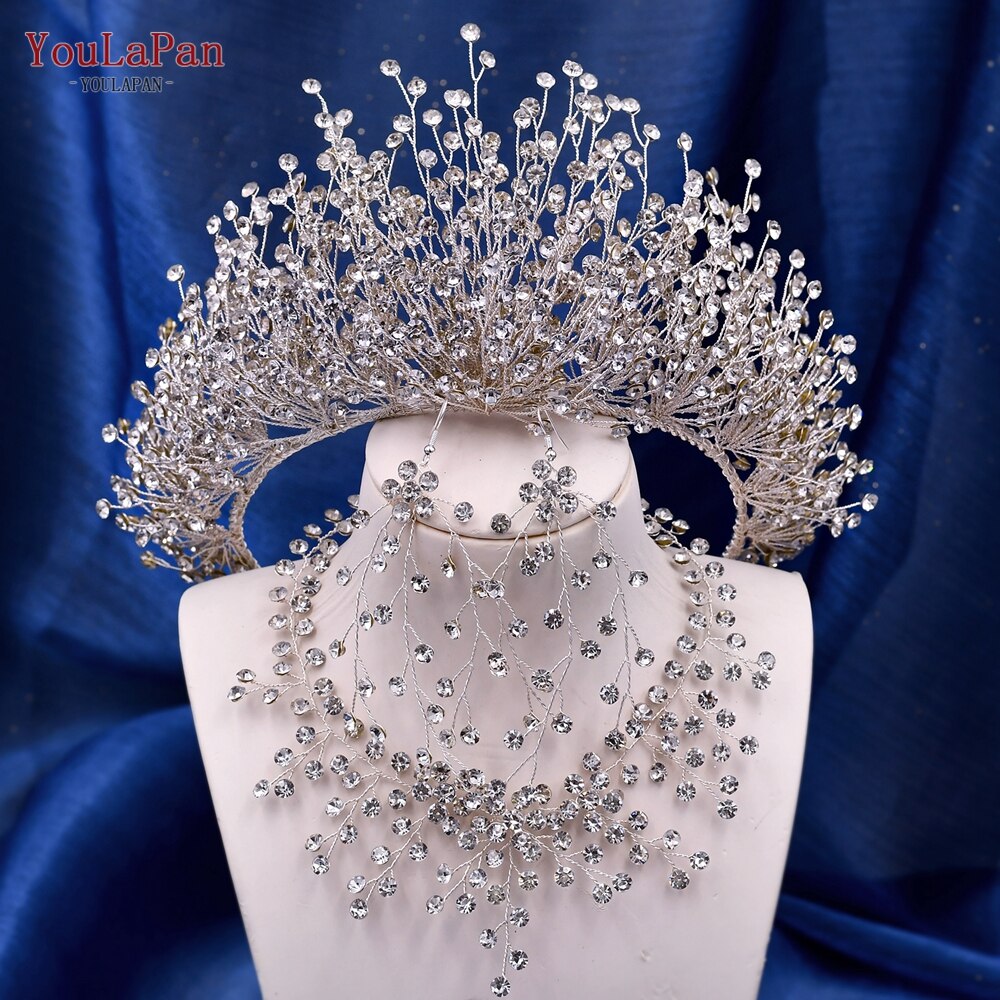 Accessori sposa corona di lusso con strass e cristalli - Bridetobe.it