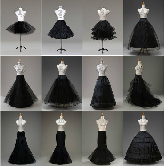 Petticoat da sposa nero di alta qualità - Bridetobe.it