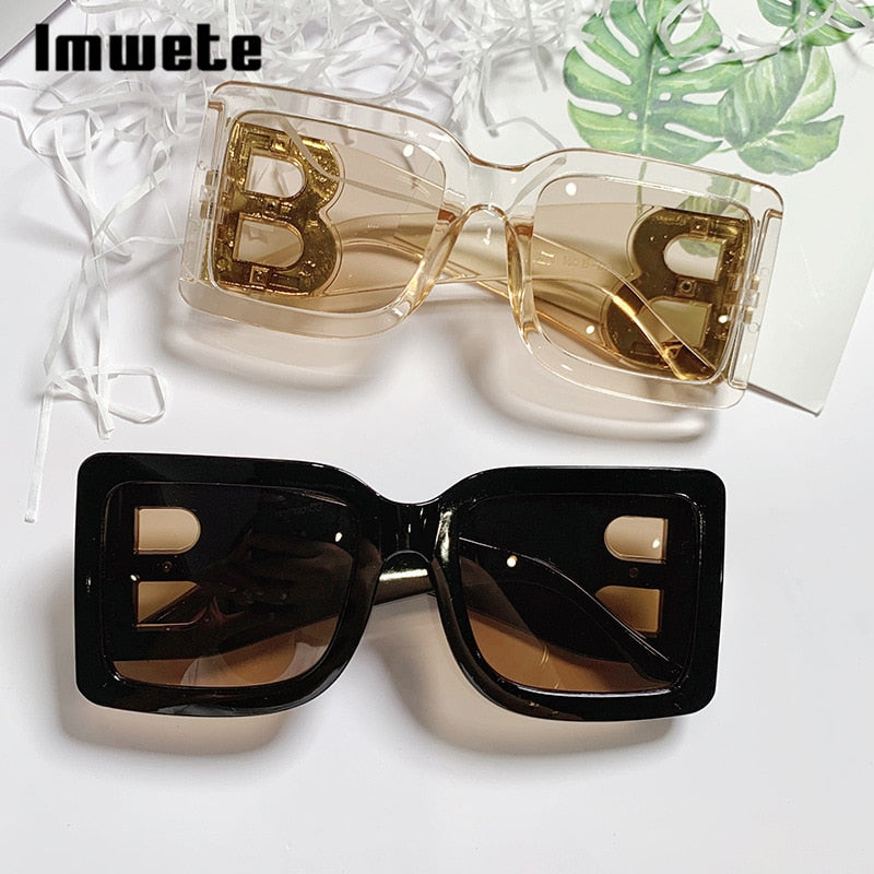 Occhiali Da Sole Quadrati Retrò Donna – Montatura In Plastica PC Con Lenti UV400, Vintage Chic, Perfetti Per L'Estate