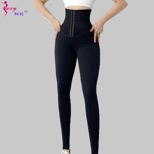 Leggings modellanti a vita alta per donna con controllo addominale