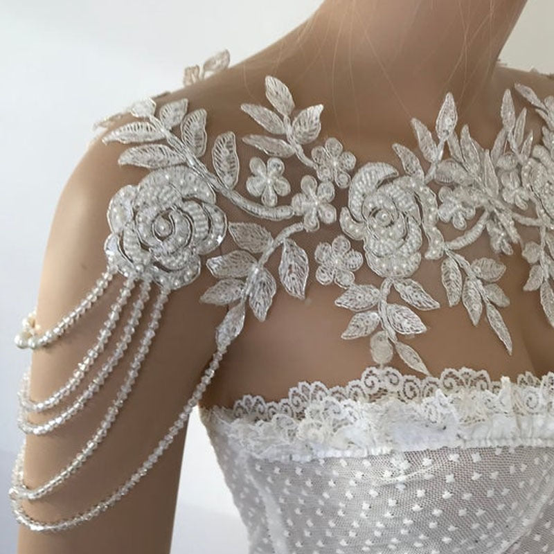 Scialle Fatto a Mano con Perline per Accessori da Sposa - Bridetobe.it